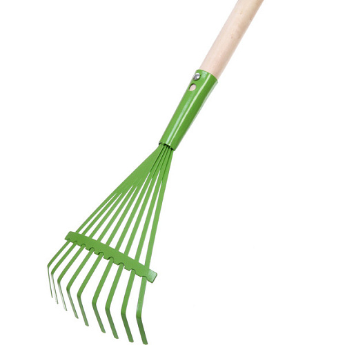 Грабли веерные Фантастика 70см с деревянным черенком_3