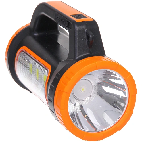 Фонарь ручной 5 режимов 1LED+COB, аккумуляторная батарея 1500mAh USB MH818C_8