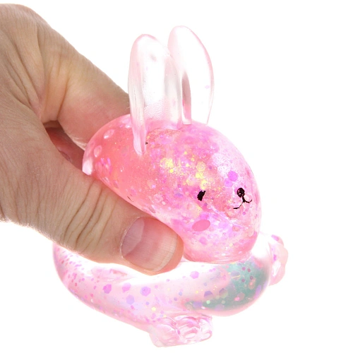 Игрушка Зайчонок мялка, 10,5 см, микс_10