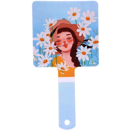 Зеркало косметическое ИМАНИ - ЭЛЛИ, микс 4 дизайна, 23,412см (PVC подвес) _10