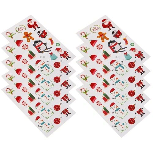 Наклейки новогодние Зимнее волшебство 6,712 см_4