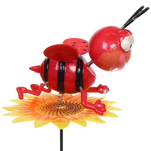 Фигура на спице Пчелка на подсолнухе 60 см (фигура 1110 см), микс_8