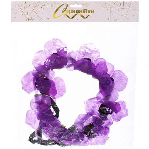 Ободок для волос карнавальный Helloween - Цветы, микс_11