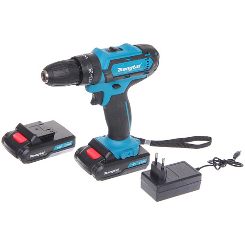 Дрель-шуруповерт аккумуляторная Mengtai (18В, 2,0Ач Li-ion аккум 2шт, ЗУ) MGT-11_4