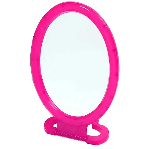 Зеркало настольное в пластиковой оправе Практик овал, подвесное 1713см_6