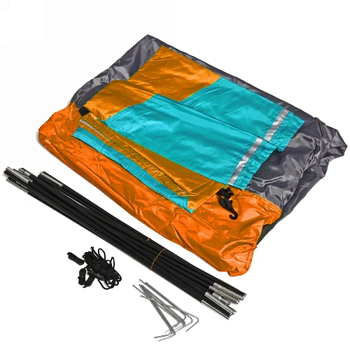 Палатка туристическая Десна-2 двухслойная, 200150110 см, цвет сине-оранжевый_10