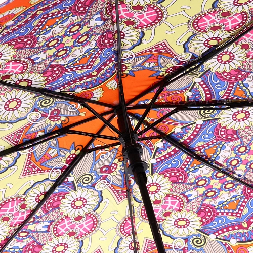 Зонт женский полуавтомат Фиора, микс 6 цветов, 8 спиц, d-100см, длина в слож виде 30см_14