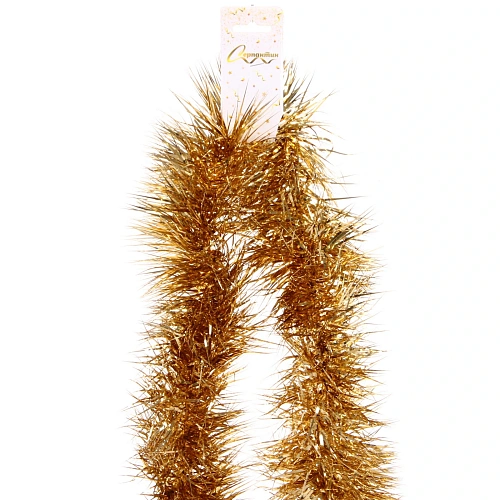 Мишура Сияющая роскошь 2 м 10,5 см, Шампань_4