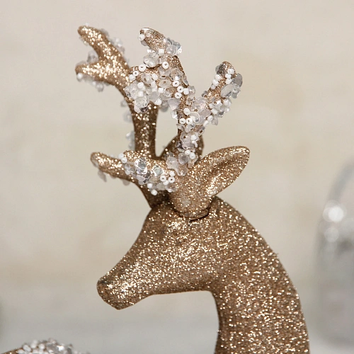 Фигурка новогодняя MAGIC Блестящее копытце 22337 см, Шампань_6