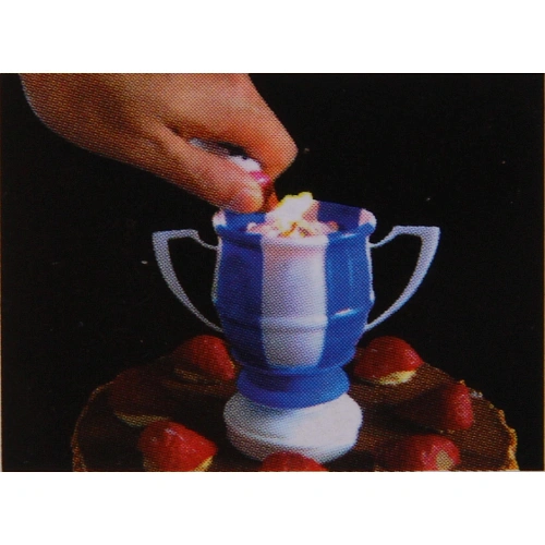 Свеча для торта раскрывающийся цветок Кубок (8 свечей), Черный_5