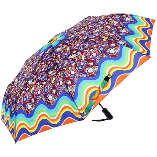 Зонт женский полуавтомат Кланти, микс 6 цветов, 8 спиц, d-100см, длина в слож виде 30см_3