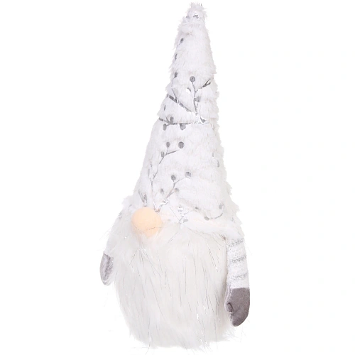 Сувенир новогодний Лесовичок - Затейник 4113 см, Золото (с подсветкой)_5