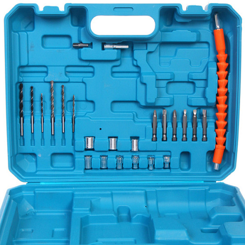 Дрель-шуруповерт аккумуляторная Mengtai (18В, 2,0Ач Li-ion аккум 2шт, ЗУ) MGT-10_6