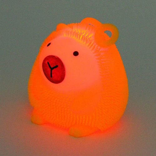Игрушка Свинка Капибара, 7,5 см, с подсветкой_12