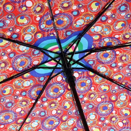 Зонт женский полуавтомат Кланти, микс 6 цветов, 8 спиц, d-100см, длина в слож виде 30см_15
