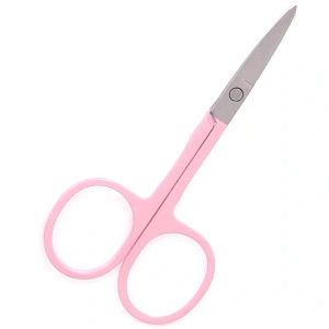 Ножницы маникюрные в пакете "Manicure set", классические, цвет розовый, 8,5см