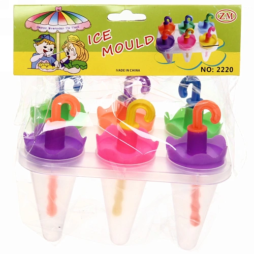 Форма для приготовления мороженого Зонтики 6шт_7