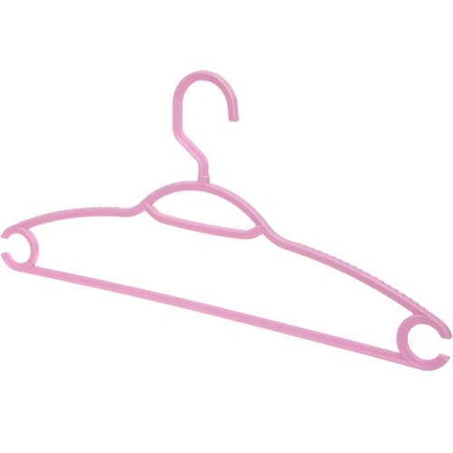 Плечики пластиковые ребристые 4шт ИДЕЯДОМА, цвет сиреневый, 3820см (Селфи)_5