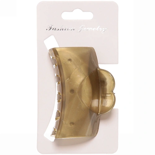 Заколка-краб для волос на блистере Gold Collection - Vita, микс 3 цвета, 6см _9