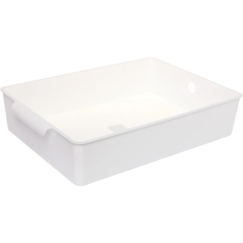 Корзина - органайзер для хранения "ДАЛЛЕТ", цвет белый,34*22.5*7см