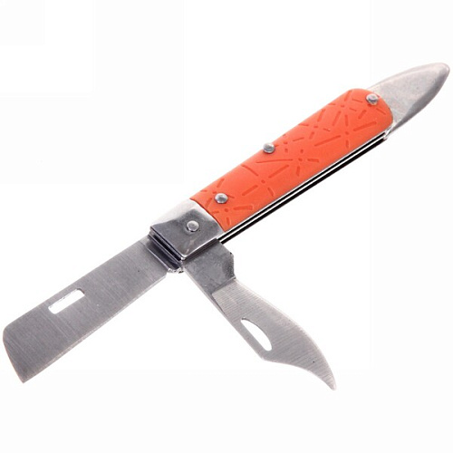 Нож садовый Помощник 18,5см складной, с шпателем ДоброСад_10