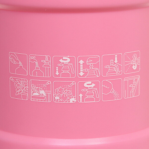 Опрыскиватель помповый 2л Семицветик цвет розовый ДоброСад_5