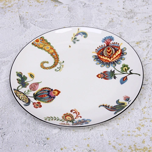 Тарелка керамическая Paradise flowers 252,2см_3