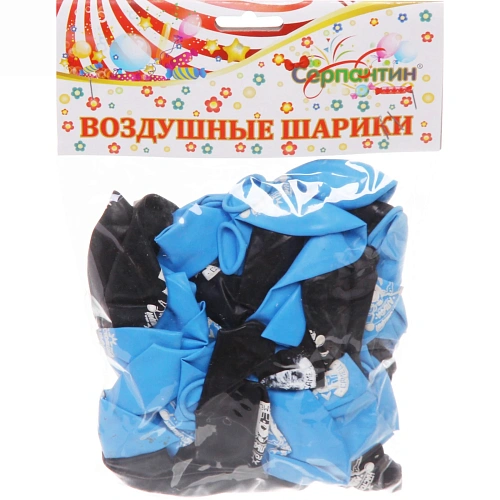 Воздушные шары  50 шт, 1025см Альфа Самец, (микс)_3