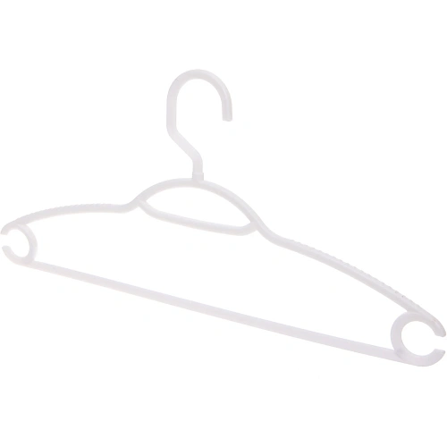 Плечики пластиковые ребристые 4шт ИДЕЯДОМА, цвет белый, 3820см (Селфи)_5