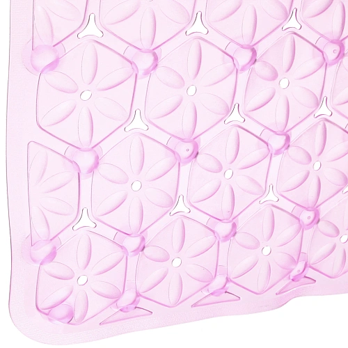 Коврик в ванну 67х37 Эллада розовый_3