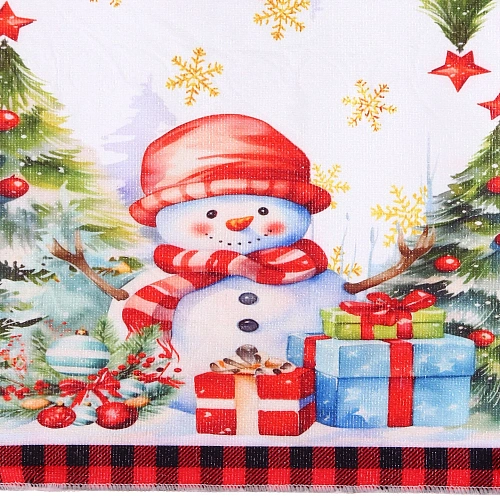 Полотенце кухонное Wishes - Снеговик 4057 см, микрофибра 200 грм2_3