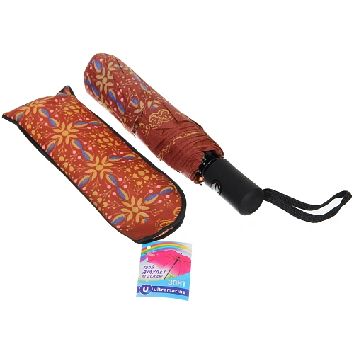 New Зонт женский автомат Ultramarine - Романеско, микс 4 цвета, 8 спиц, d-108см, длина в слож виде 28см_12