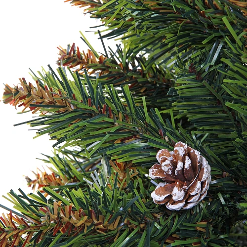 Елка Лесное очарование 150 см, ПВХ,  шишки (580  веток)_8