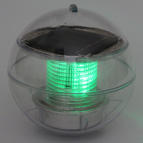 Фонарь садовый Шар d=10 см, на солнечной батарее (для погружения в бассейн и водоем), Мультицвет_5