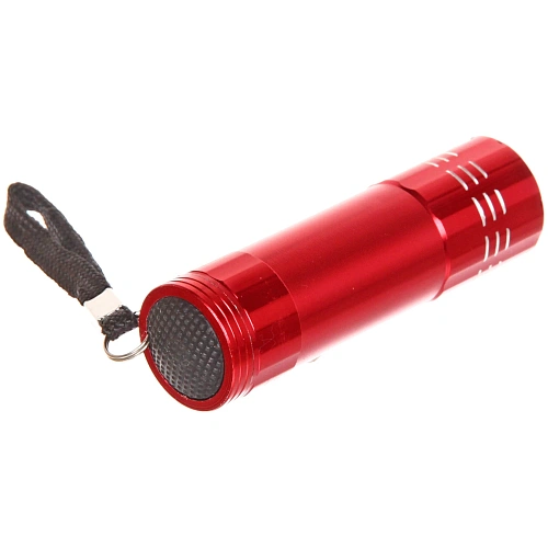 Фонарь ручной металлический, цвет микс,9 LED 1W 3хААА_4