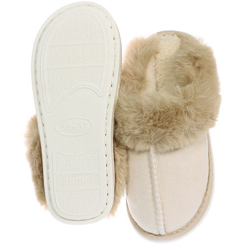 Тапочки женские домашние IRIS, цвет молочный, р-р 3637_8