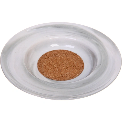 Чайная пара Мрамор (кружка 200мл+блюдце), серая_4