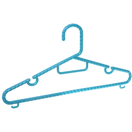 Плечики для одежды 2шт ЭКЛАТТИ, цвет бирюзовый, 3718см (Лейбл Селфи)_6