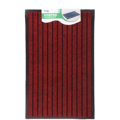 Коврик придверный 48*78см"Вавилон" красный