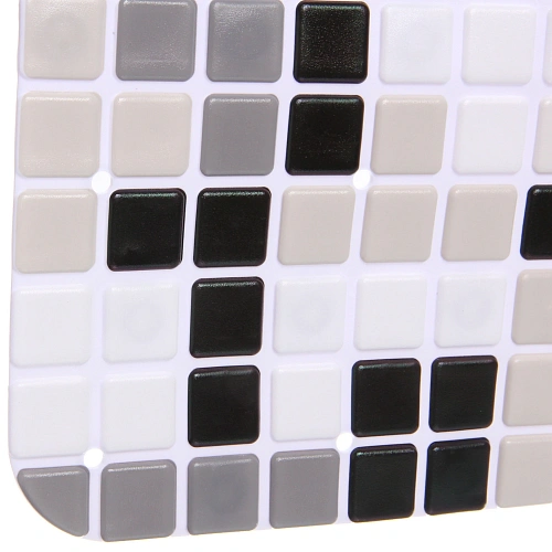 Коврик в ванну 64х34 Орегон серо-черный_3