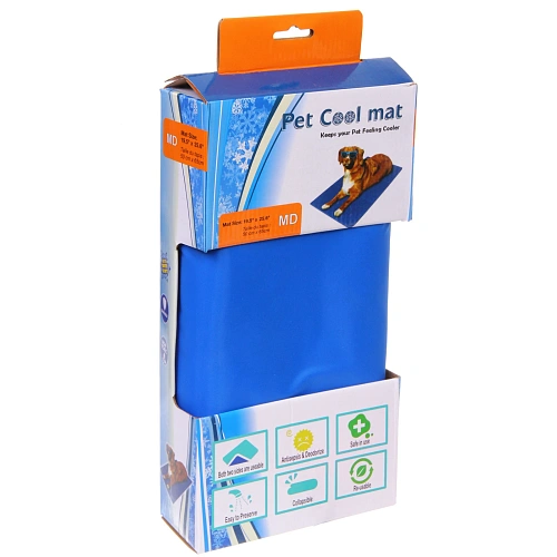 Матрас охлаждающий для собак и кошек Место Бро, цвет синий, размер M, 5065см_6