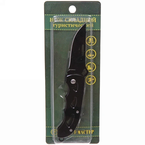 Нож туристический складной 155 см, блистер 871_7